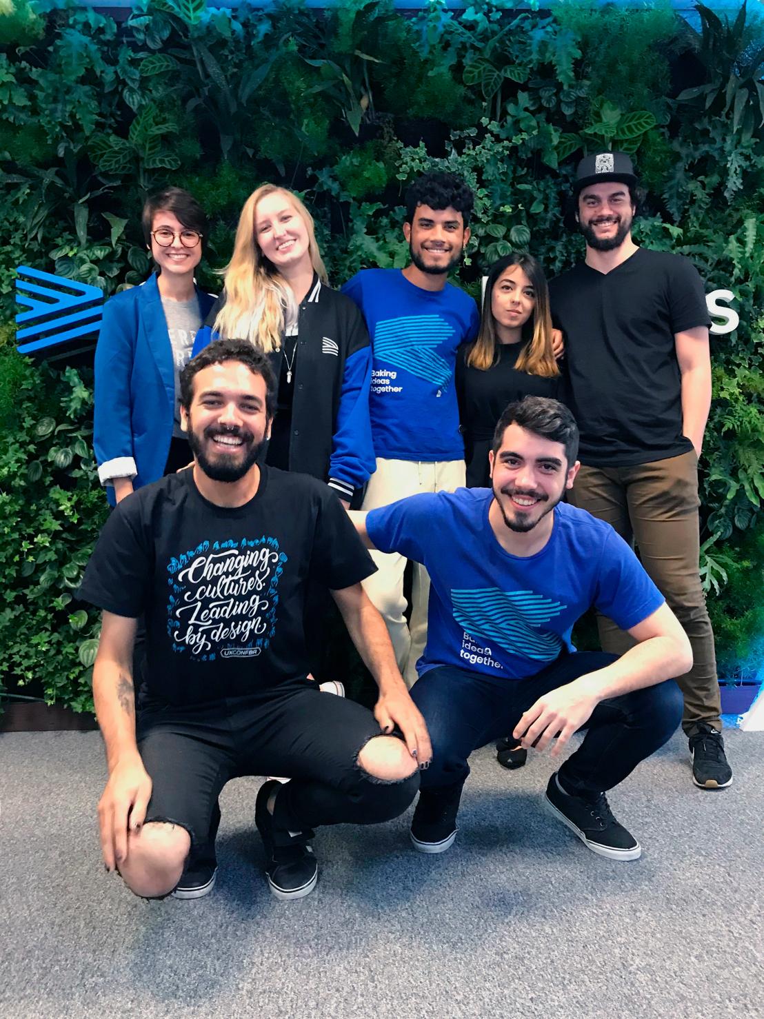 Gijo with his design team at Cheesecake Labs